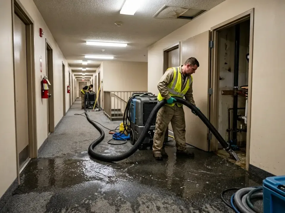 multi-unit-apartment-hallway-f-005 — frequently asked questions, Emergency Burst Pipe Water Extraction & Removal in Privatee…
